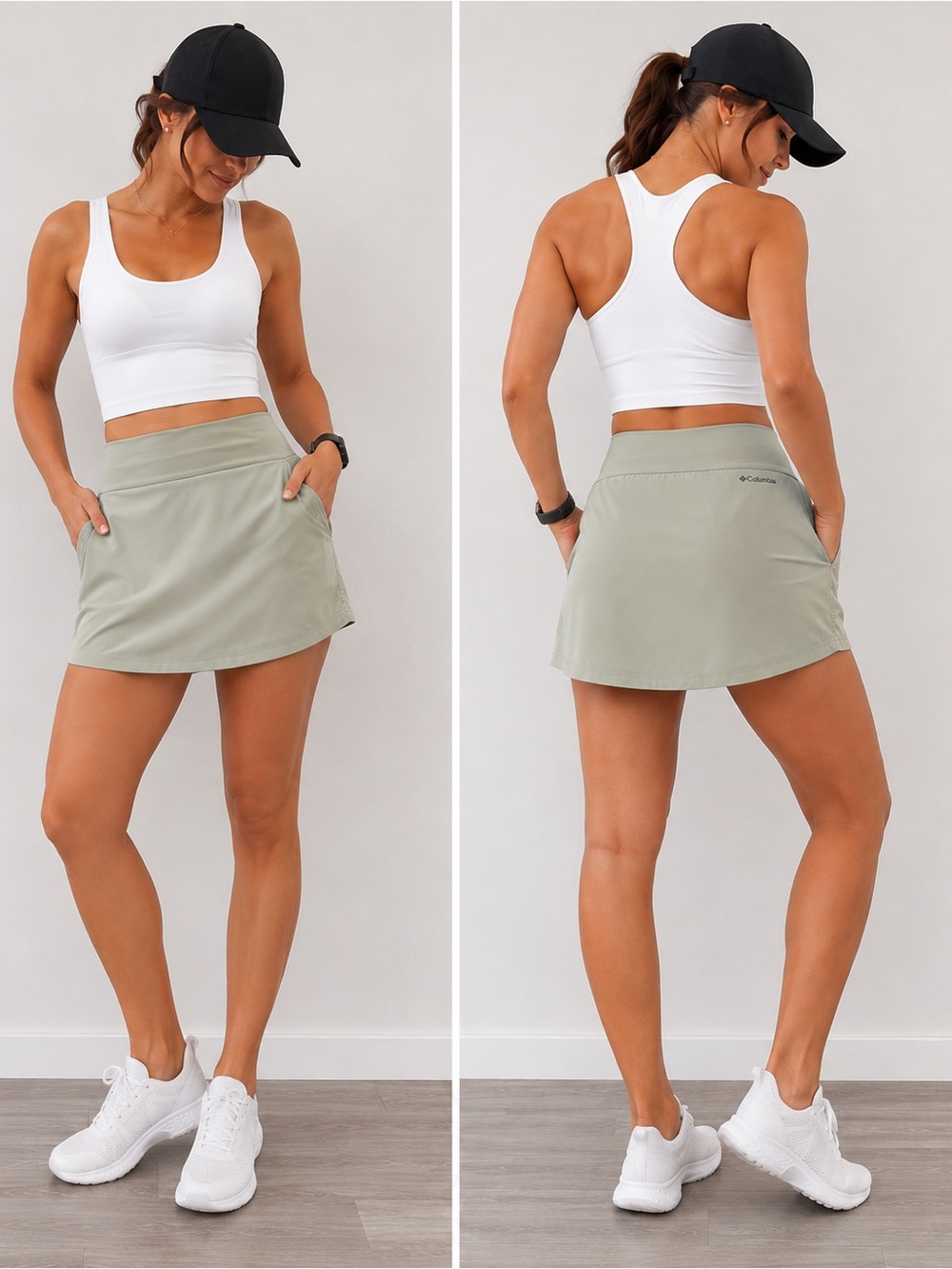 Columbia Women’s Anytime Casual Skort XL Sage Green Hiking Golf Activewear